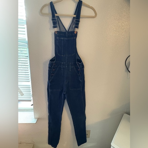 Madewell Dark Blue Women's Jeans Overalls - Picture 2 of 5